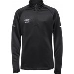 Umbro Dětské sportovní triko TRAINING HALF ZIP TOP JNR Černá Bílá – Hledejceny.cz