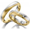 Prsteny VARADERO snubní prsteny kombinace žluté a bílé zlato C 4 WN 2 Z-M B