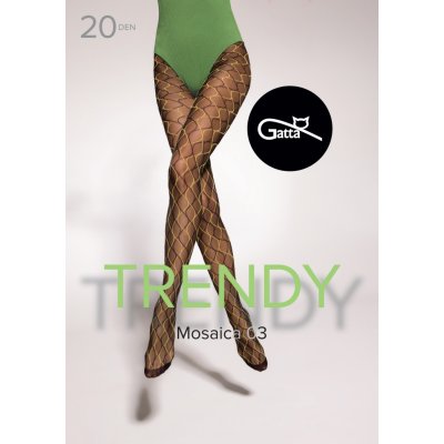 Gatta Mosaica 03 Nero-Yellow – Zboží Dáma