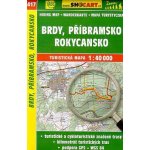 Brdy Příbramsko Rokycansko mapa 1:40 000 č. 417 – Zboží Dáma