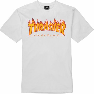 THRASHER YOUTH FLAME LOGO White – Hledejceny.cz