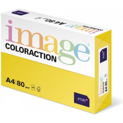 Papír Coloraction A3 80 g 500 Canary středně žlutá CY39 – Hledejceny.cz