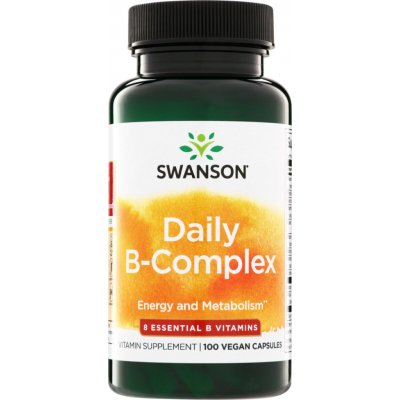 Swanson Daily B-Complex 100 rostlinných kapslí – Hledejceny.cz