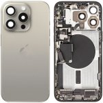 Apple iPhone 14 Pro Max - Zadní housing s předinstalovanými díly (Gold)