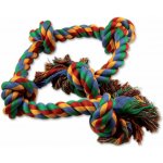 Dog Fantasy Uzel bavlněný barevný 5 knotů 95 cm – Zboží Dáma