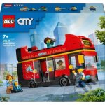 LEGO® City 60407 Červený dvoupodlažní vyhlídkový autobus – Zbozi.Blesk.cz