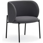 Teulat Mogi tmavě šedé látkové lounge – Sleviste.cz