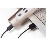 Teddies Mikrofon karaoke Bluetooth stříbrný na baterie s USB kabelem – Hledejceny.cz