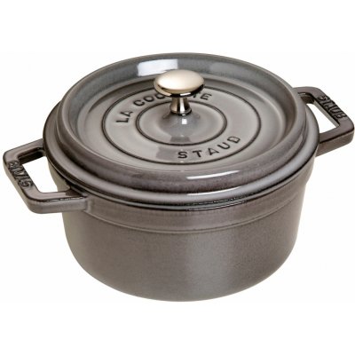 Staub Litinový hrnec s poklicí Cocotte, grafitově šedá, 26 cm / 5,2 l 1102618 – Zboží Dáma