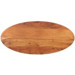 Omaxi 095403 Stolní deska 110 x 50 x 3,8 cm oválná masivní akáciové dřevo – Zboží Dáma
