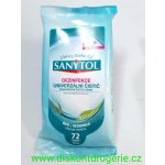 SANYTOL Dezinfekční univerzální čistící utěrky s vůní Eukalyptu 36 ks – Sleviste.cz