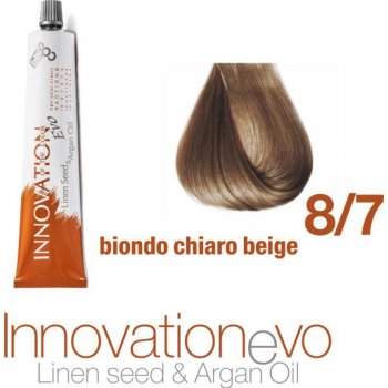 BBcos Innovation Evo barva na vlasy s arganovým olejem 8/7 100 ml