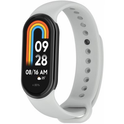 Xiaomi Náhradní náramek pro Mi Smart Band 8/9/10 - Jednobarevný Šedá MBSCZ-8JB003 – Zboží Živě