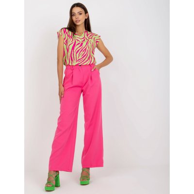Italy Moda zvonové kalhoty dhj-sp-15679.01x-dark pink
