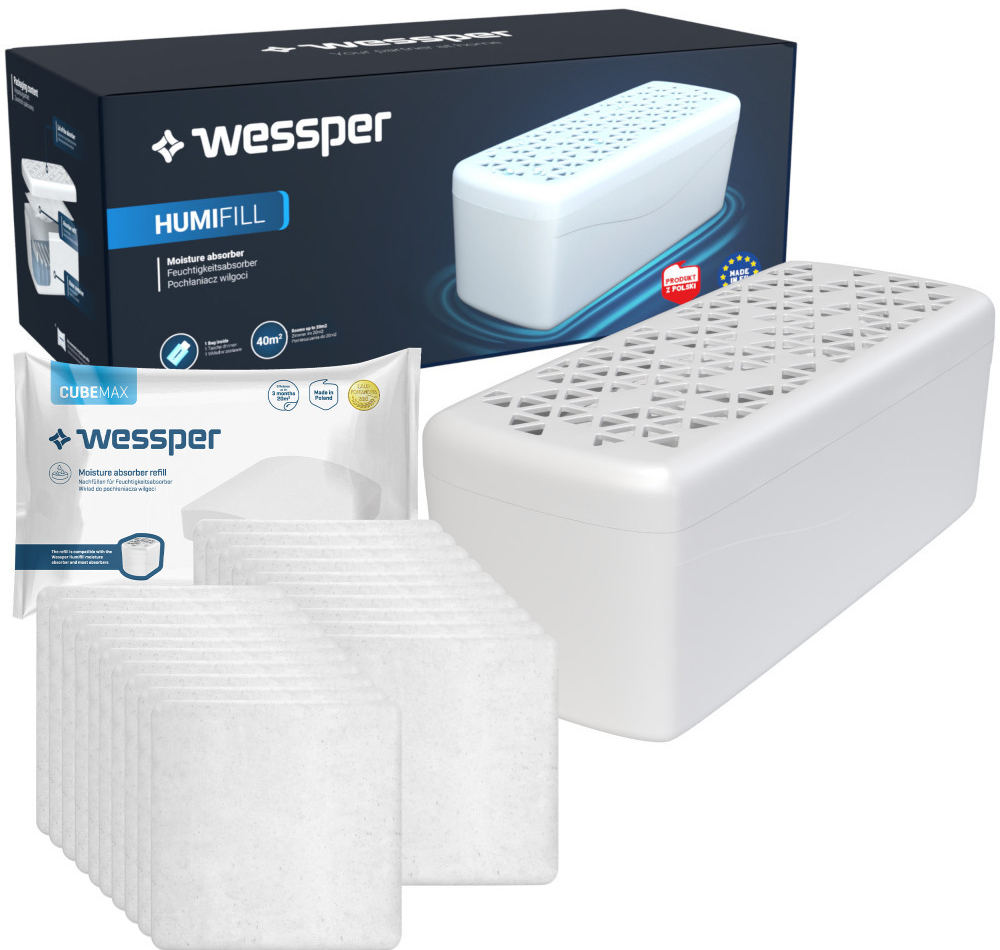 Wessper 20 Sacchetti Carta Per Aspirapolvere – Biodegradabili, Filtrazione M, Compatibili AFK Bimar Clatronic Boosty