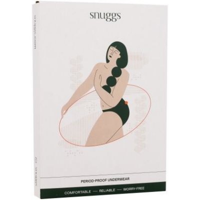 Snuggs Brazilian Light menstruační kalhotky z nylonu se slabou absorpcí – Zboží Dáma