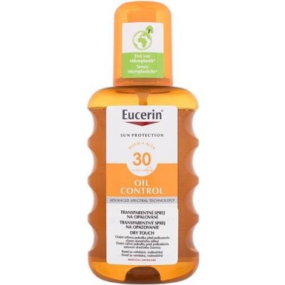 Opalovací přípravek na tělo Eucerin Sun Oil Control Dry Touch Transparent Spray, 200 ml (SPF30) – Zboží Mobilmania