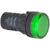 Přední světlomet Kontrolka kulatá 230V LED zelená 29mm HADEX