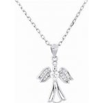 Nubis® Střibrný andílek se zirkony NB-2151 – Sleviste.cz