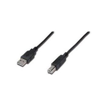 Assmann AK-300102-010-S USB 2.0, A - B, (M-M), 1M, černý