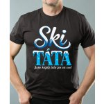 Ski táta.Jako každý táta jen víc cool pánské tričko – Hledejceny.cz