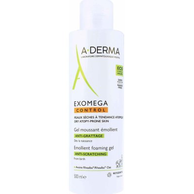 A-Derma Exomega Gel Moussant sprchový gel 500 ml – Zboží Mobilmania