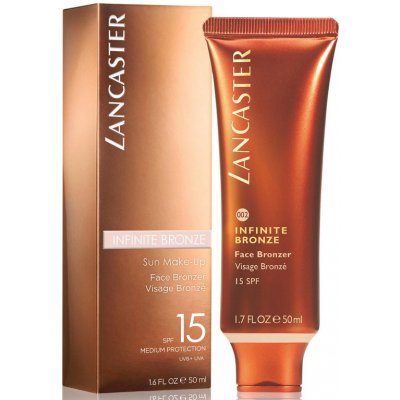 Lancaster Infinite Bronze bronzující gel na obličej SPF15 odstín 001 Natural 50 ml