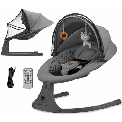 Kinderkraft Lumi 2v1 Premium Dark grey – Zboží Dáma