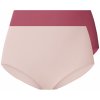 Dámské stahovací prádlo esmara Dámské bezešvé tvarující kalhotky 2 kusy růžovo-fialová světle růžová