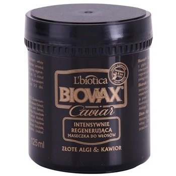 L'biotica Biovax Glamour Caviar výživná regenerační maska s kaviárem (Paraben & SLS Free) 125 ml