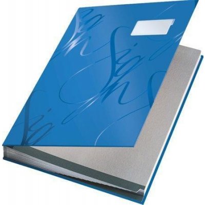 Leitz Kniha podpisová designová , modrá