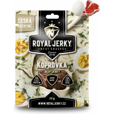 Royal Jerky Hovězí sušené maso Korpovka 22 g – Zboží Dáma