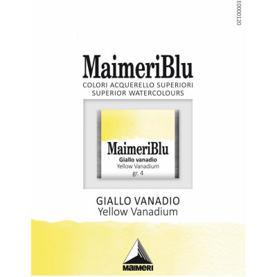 Maimeri Blu Akvarelová barva Yellow Vanadium 121 1,5 ml 1 ks – Hledejceny.cz