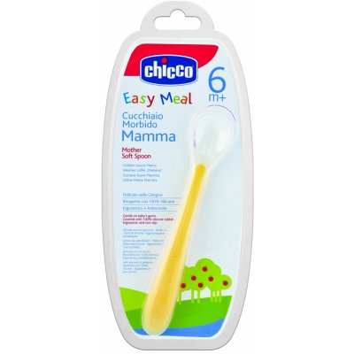 Chicco Lžička silikon Soft – Zboží Mobilmania