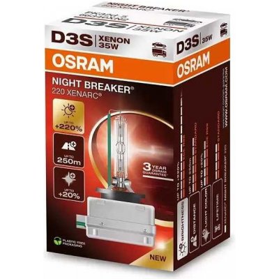 Osram Xenonová výbojka D3S NIGHT BREAKER 220 XENARC 66340XN2 | Zboží Auto
