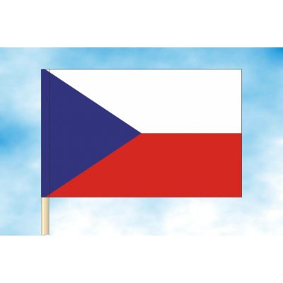 LIBEA, s.r.o. Česká vlajka 80×120 cm Uchycení: Návlek na žerď – Hledejceny.cz