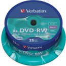 Verbatim DVD-RW 4,7GB 4x, SERL, spindle, 25ks (43639)