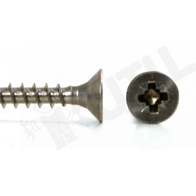 Vrut do dřeva nerez A2, zapuštěná hlava - 4x30 – Zbozi.Blesk.cz