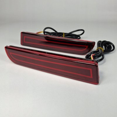 Zadní LED mlhová světla červená Mitsubishi Lancer Evolution – Zboží Mobilmania