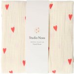 Studio Noos Zavinovací plena Beige Hearts – Hledejceny.cz