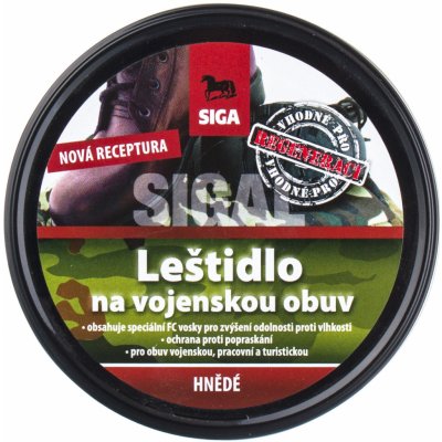 Sigal Vojenské leštidlo 250 g hnědá – Zbozi.Blesk.cz