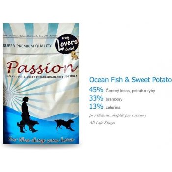 Dog Lovers Gold Passion Ocean Fish & Sweet Potato 13 kg