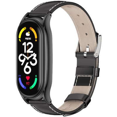 Xiaomi Kožený style řemínek pro Mi Smart Band 8/9/10 Černá MBSCZ-8KZN02 – Sleviste.cz
