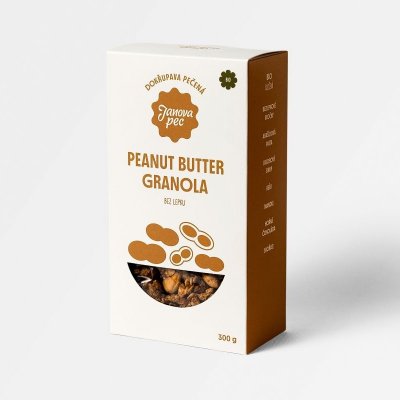 Peanut Butter BIO Granola - 300 g