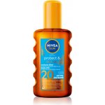 Nivea Sun Protect & Bronze olej na opalování spray podporující zhnědnutí SPF20 200 ml – Zbozi.Blesk.cz