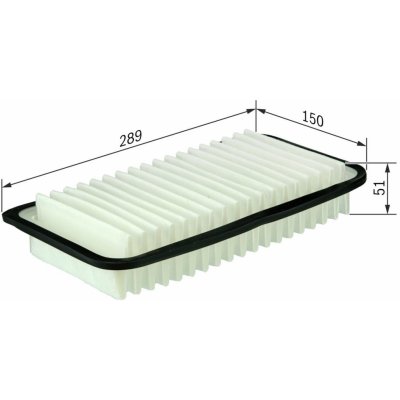 Vzduchový filtr BOSCH F 026 400 017 – Hledejceny.cz