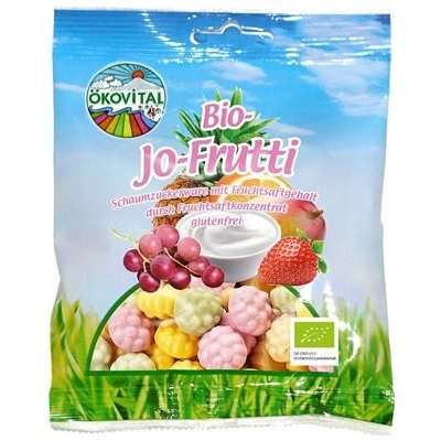 Ökovital Bio pěnové bonbóny JO-FRUTTI 80 g