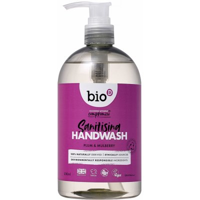 Bio-D antibakteriální mýdlo Plum 500 ml