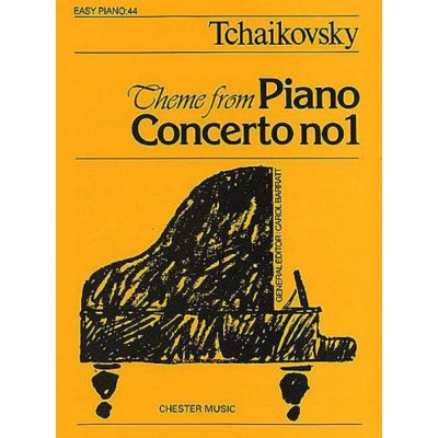 Tchaikovsky Čajkovskij Theme From Piano Concerto No.1 noty na snadný klavír – Hledejceny.cz