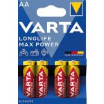 Varta LongLife Max Power AA 4ks 4706101404 – Zboží Živě